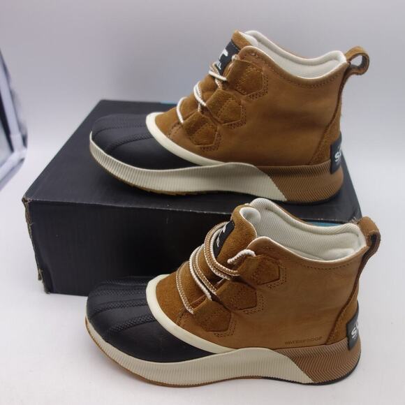 NEW Sorel Out N About III Classic Waterproof Duck Boot Taffy Black Women's 5 - Picture 4 of 10